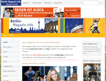 Tablet Screenshot of berlin-magazin.info